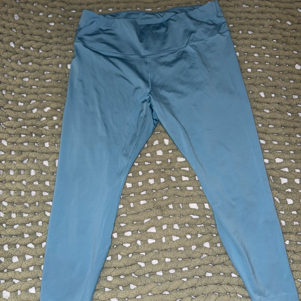 Plus Size Nike Dri-Fit Teal Leggings